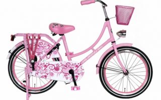 l popal omafiets  inch om lichtroze