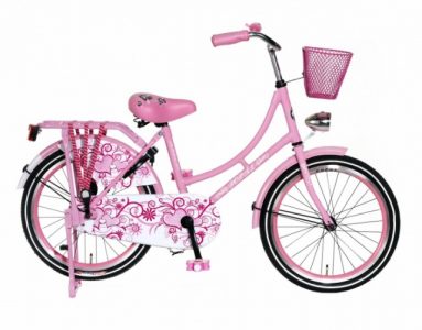 l popal omafiets  inch om lichtroze