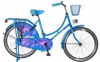 popal omafiets om blauw