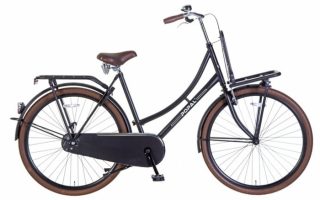 mat zwart bagagedrager handrem