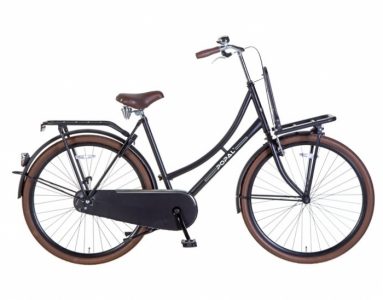 mat zwart bagagedrager handrem