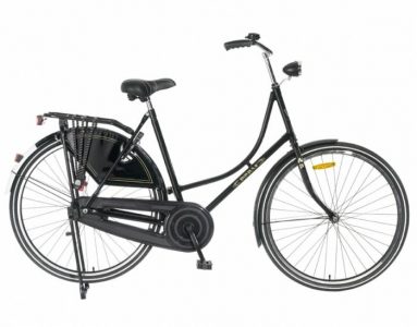 popal omafiets  zwart om zwart