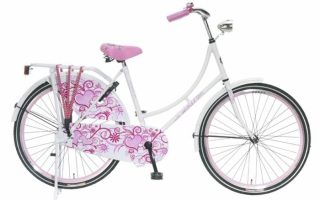 popal omafiets om wit