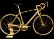gold racing bike